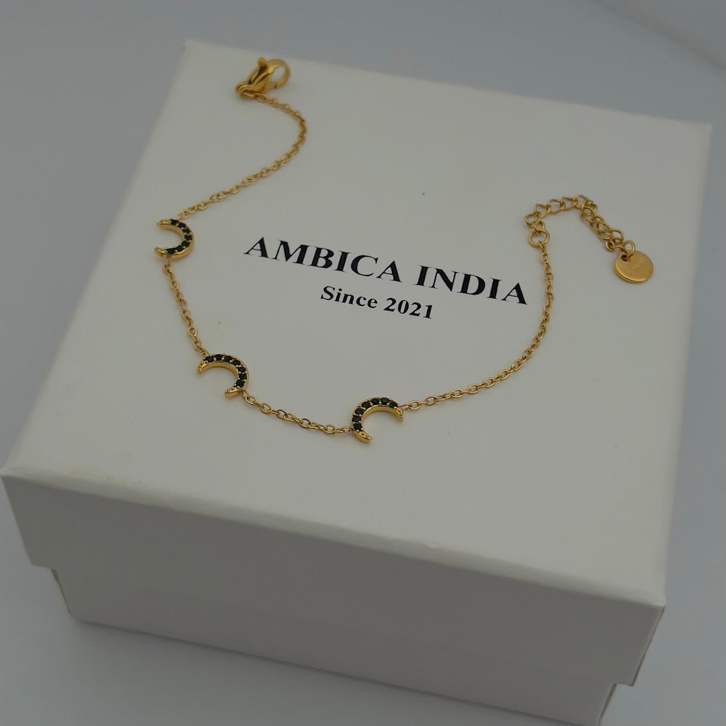 Green Crystal bracelet