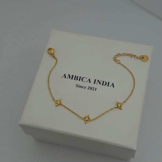 White Crystal bracelet