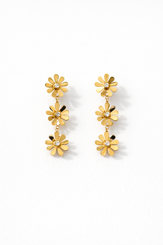 Flower earrings