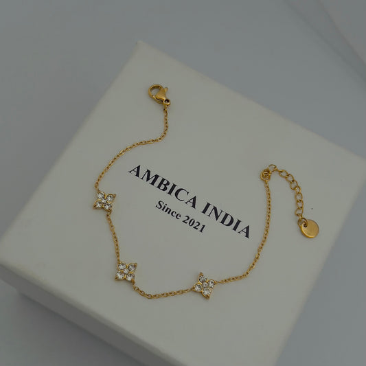 White Crystal bracelet