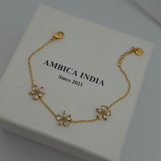 White Crystal bracelet