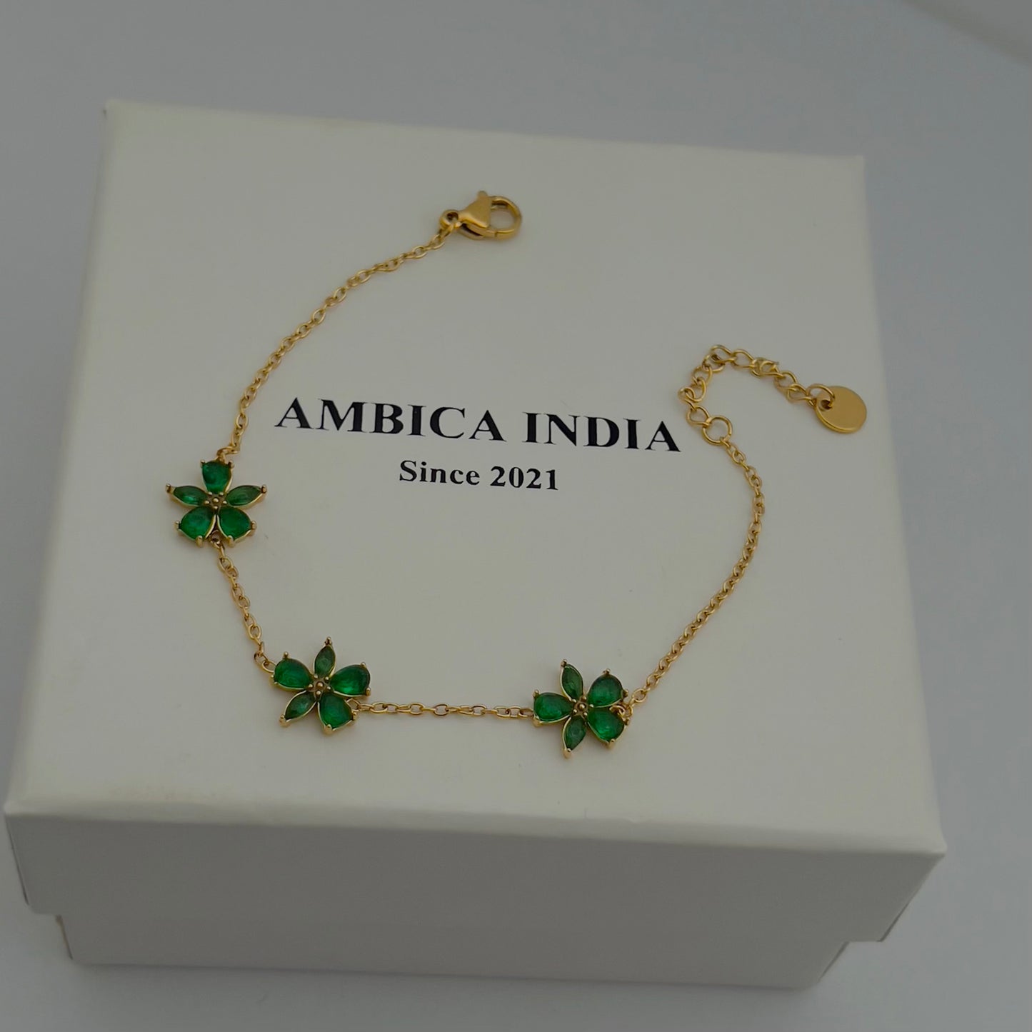 Green Crystal bracelet