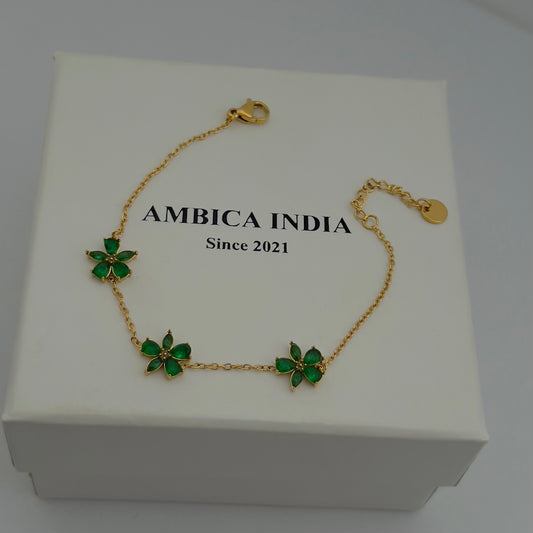 Green Crystal bracelet