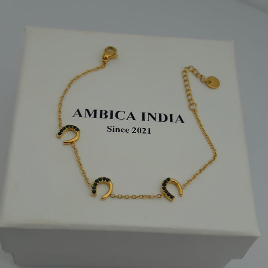 Green Crystal bracelet
