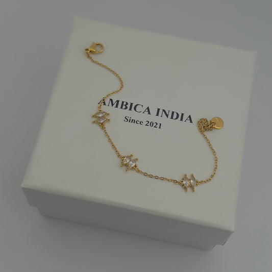White Crystal bracelet