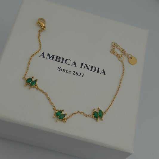 Green Crystal bracelet