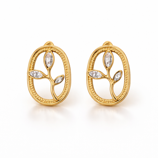Serafina Leaf Earrings