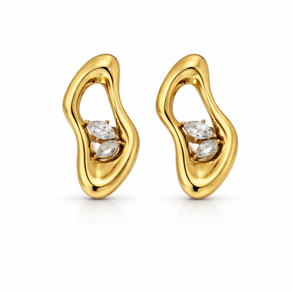 Crystal Flow Earrings