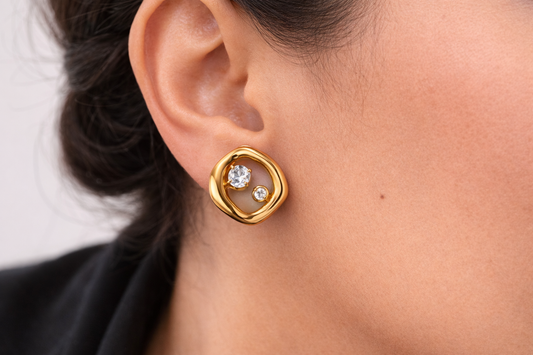 Velora Gold Earrings