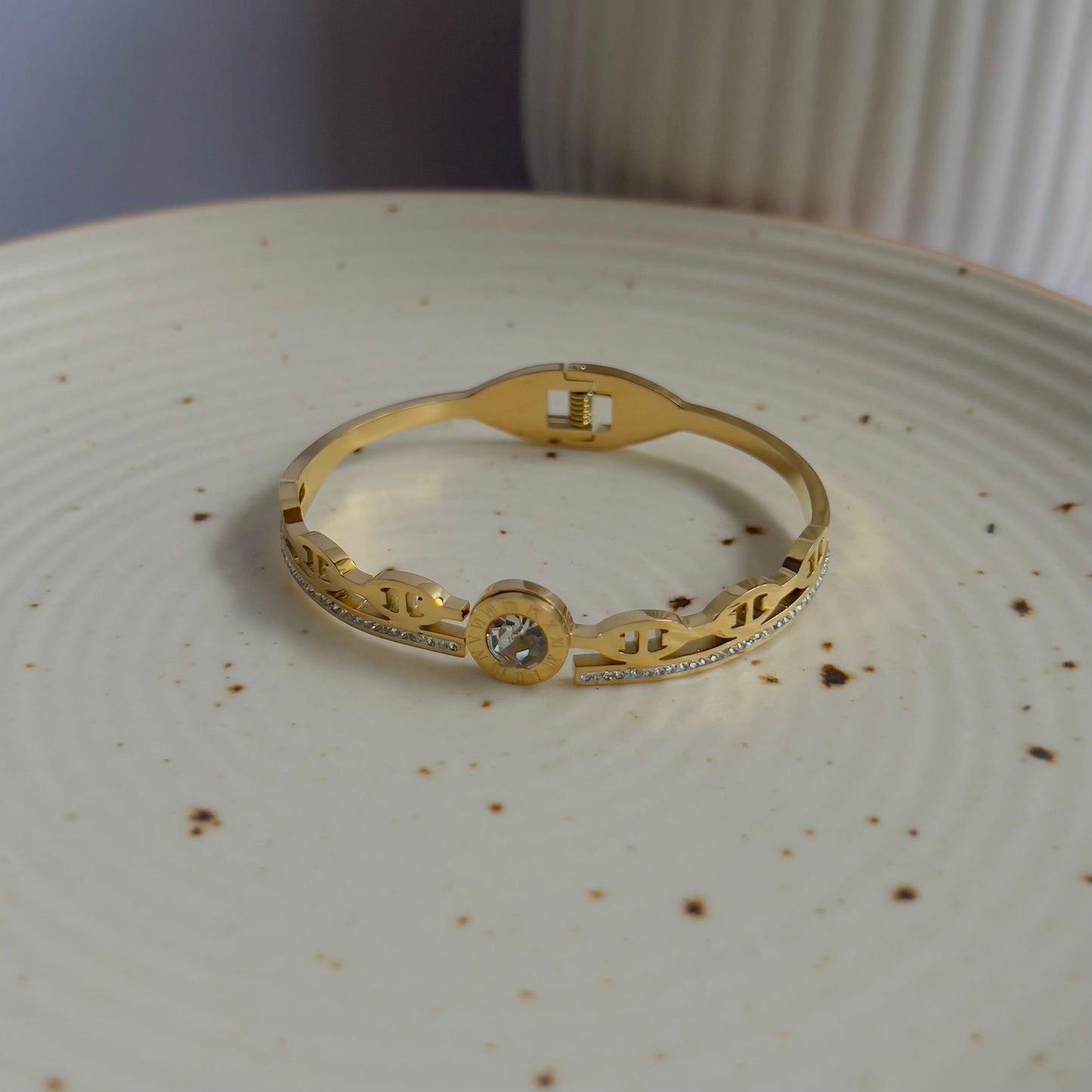 White Crystal bracelet small size