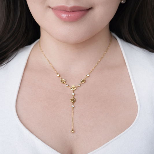 Rose necklace