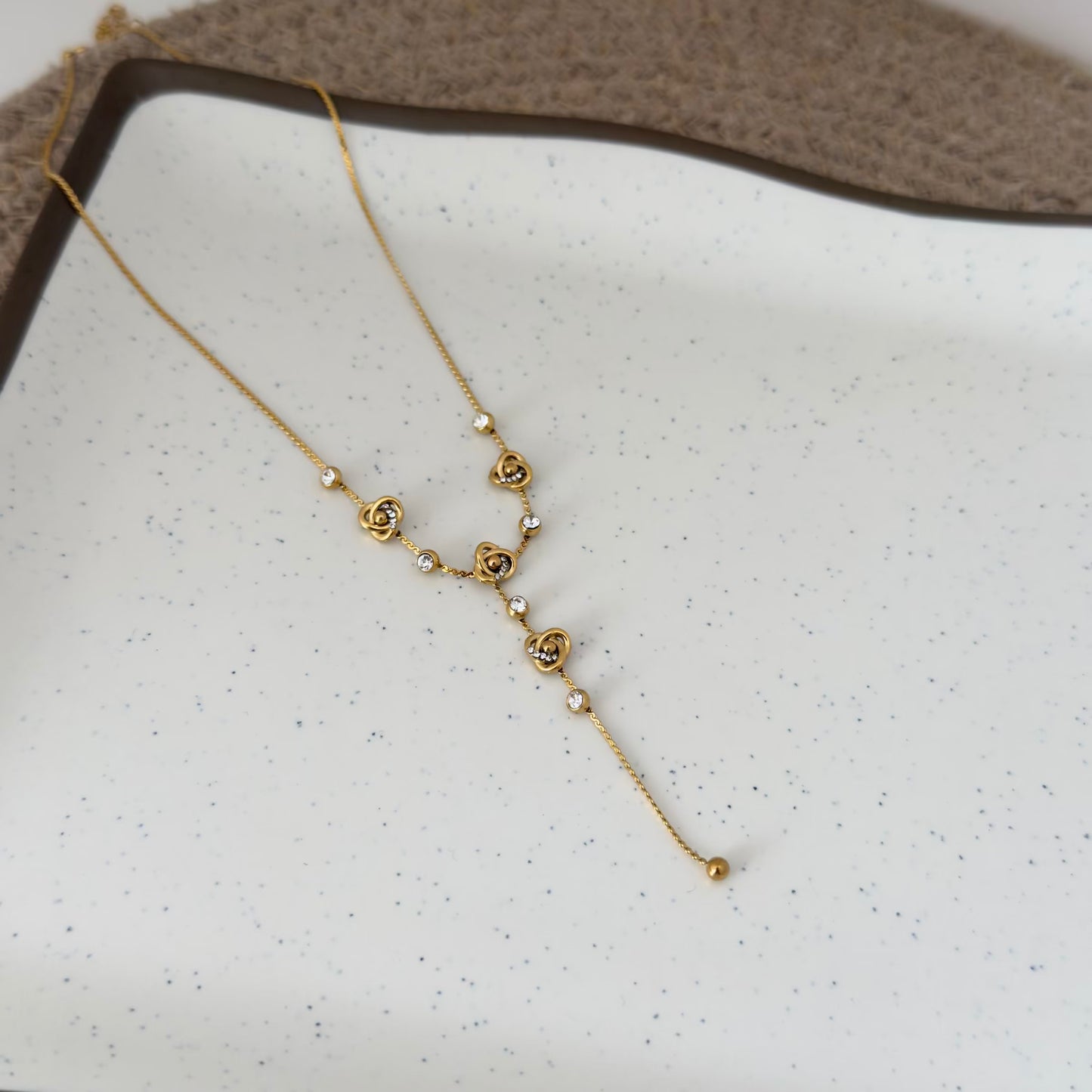 Rose necklace