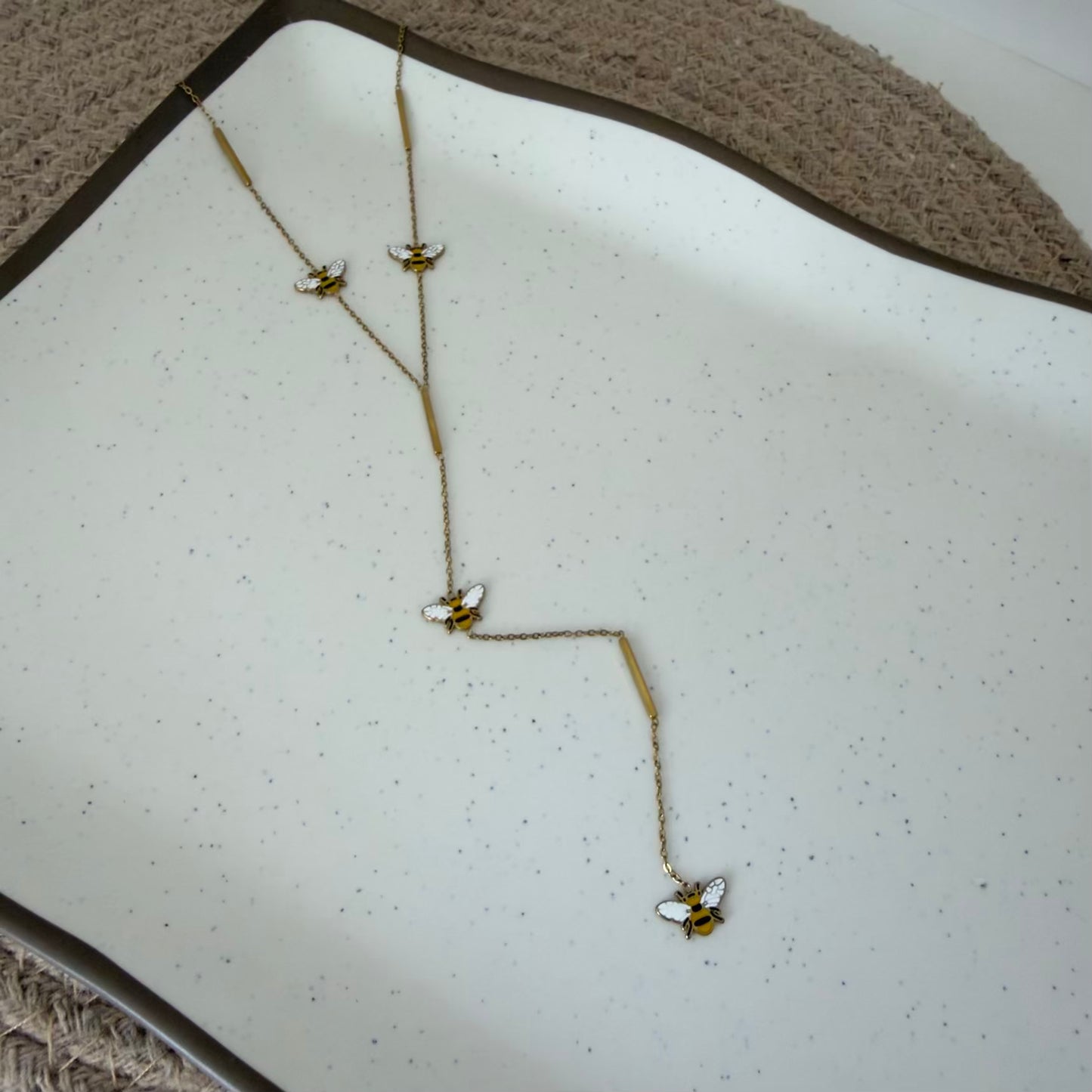Honeybee necklace