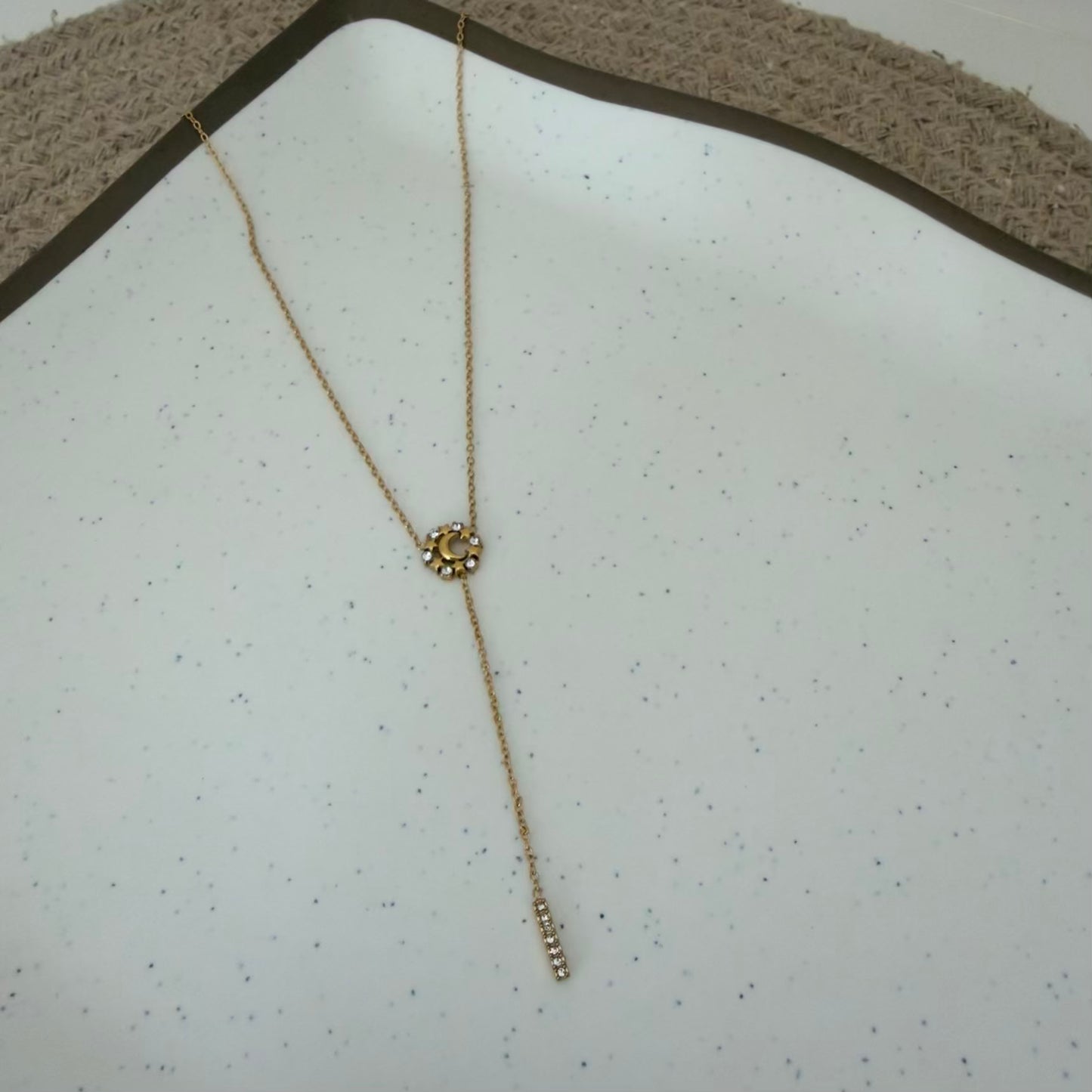 Moon star necklace