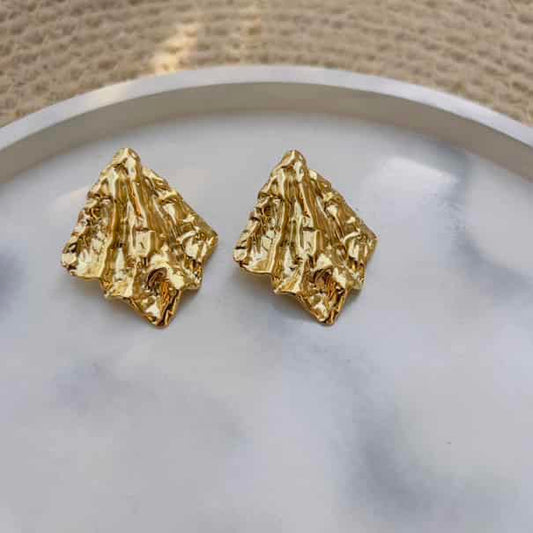 Vintage foil earrings