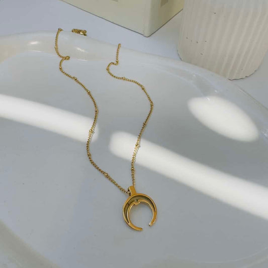 Half moon necklace