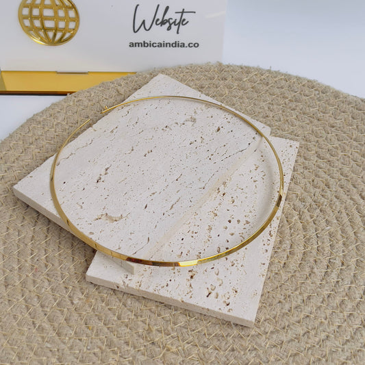 Thin 18k gold plated necklace