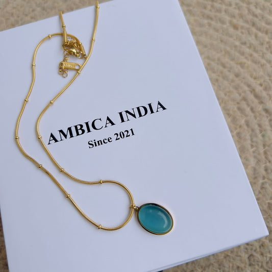 turquoise Crystal necklace