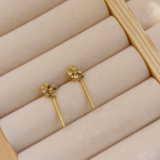 Flower earrings