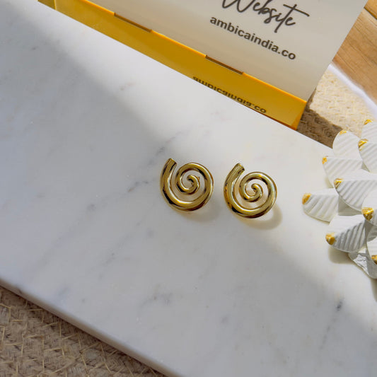 Spiral earrings