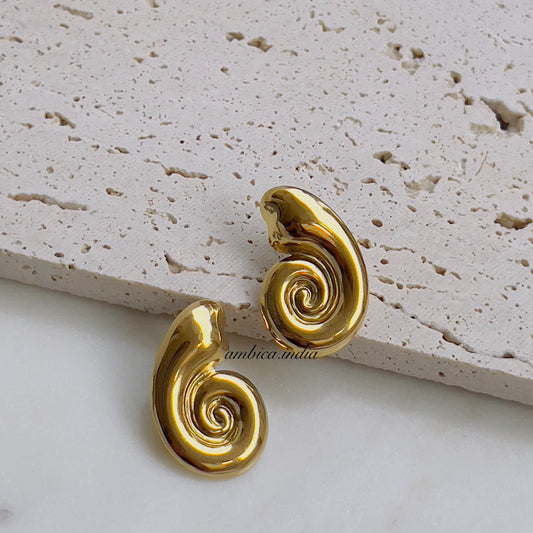 Spiral earrings