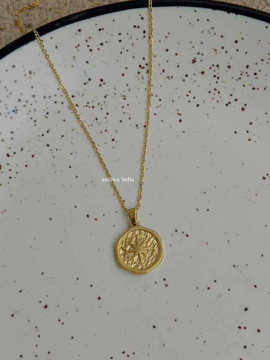 Luxury necklace 18k gold plated