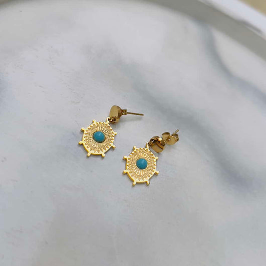 Sun earrings