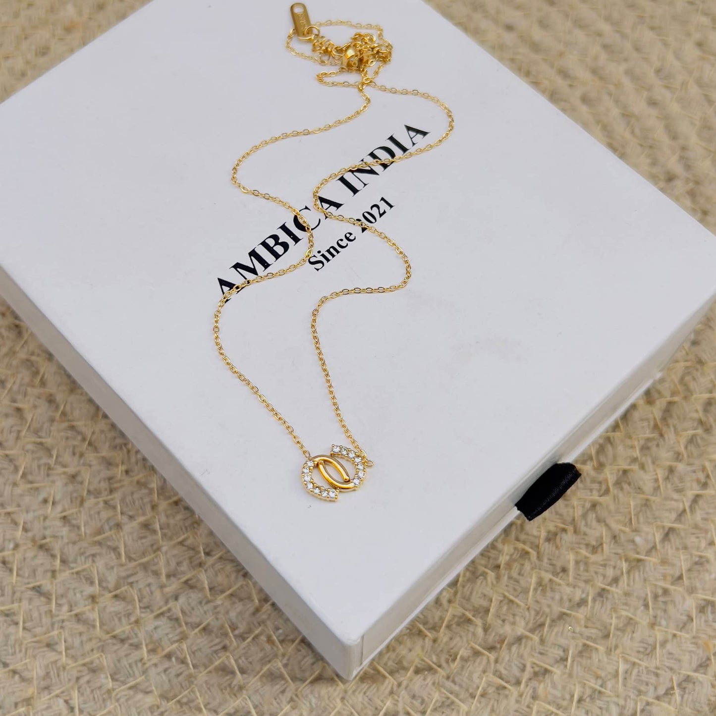 White crystal necklace